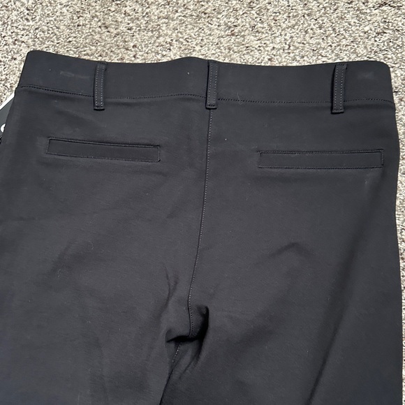 Betabrand black flare leg yoga dress Flare Pants size M long new office - Picture 12 of 13